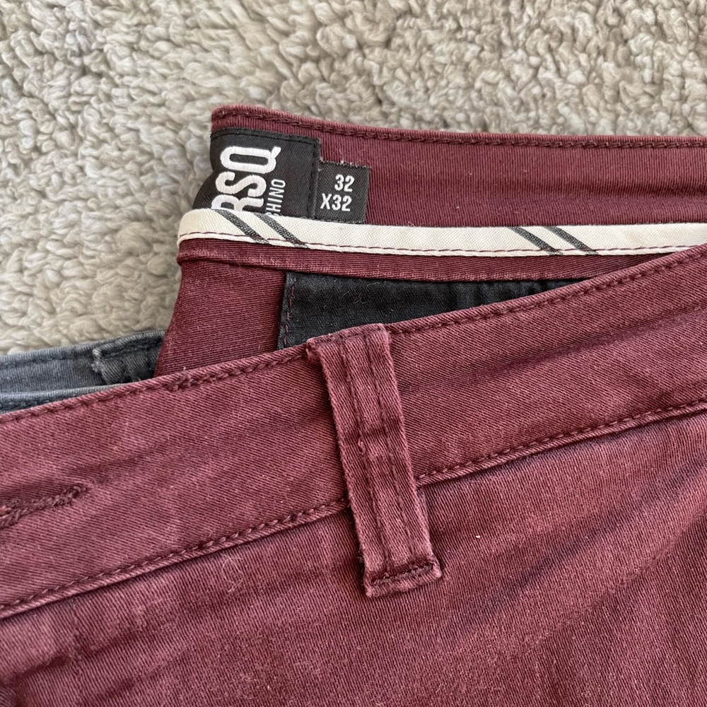 6 Pair Bundle RSQ London Skinny Chino Pants - Picture 6 of 16
